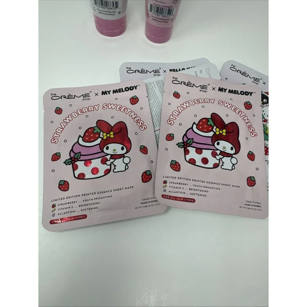 The Crème Shop x Hello Kitty Skincare Collection 9 Pack NEW SEALED pink water